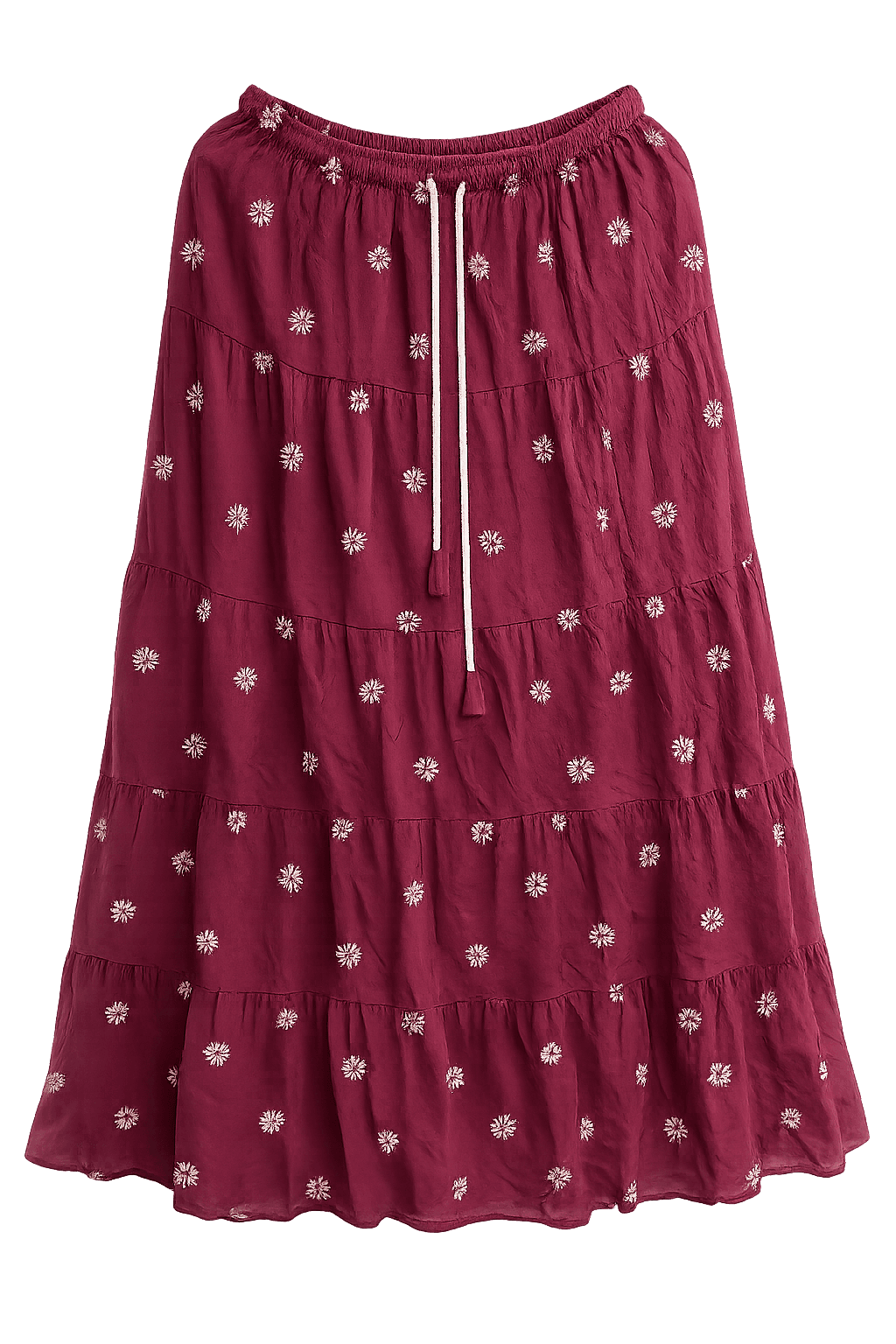 Sunlit Breeze Tie-Dye Tiered Maxi Skirt — image 4