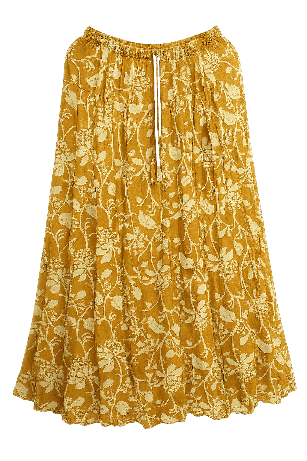 Sunlit Breeze Tie-Dye Tiered Maxi Skirt — image 7